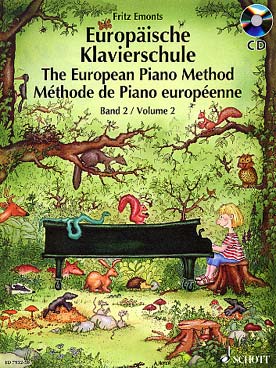 Illustration de Méthode de piano européenne - Vol. 2 avec téléchargement
