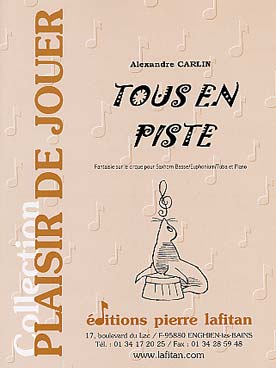 Illustration de Tous en piste pour tuba ou saxhorn basse ou euphonium et piano