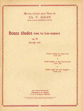 Illustration alkan etudes (12) op. 35 tons majeurs 2