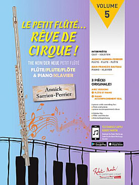 Illustration petit flute (le) tome 5 reve de cirque 
