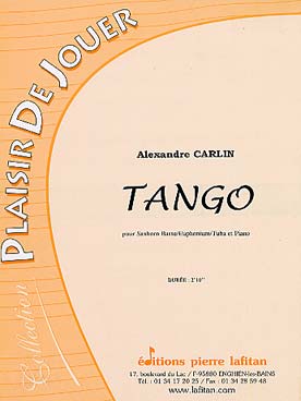 Illustration de Tango pour tuba ou saxhorn basse ou euphonium et piano