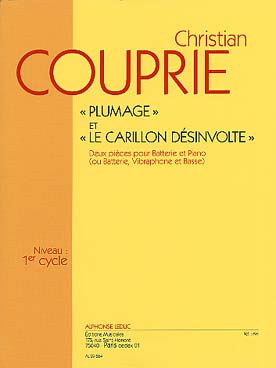 Illustration de Plumage et le Carillon désinvolte pour batterie et piano
