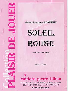 Illustration de Soleil rouge pour clarinette