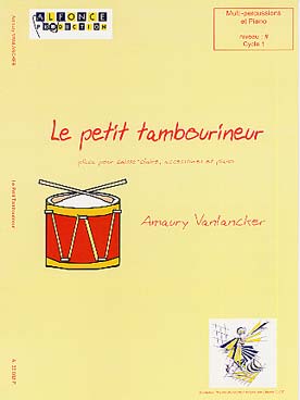 Illustration de Le Petit tambourineur pour caisse claire, accessoires et piano
