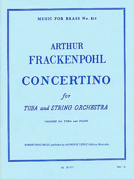 Illustration de Concertino pour tuba et piano