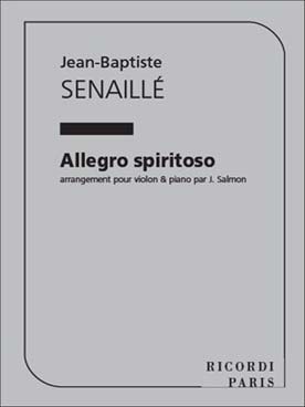 Illustration senaille allegro spiritoso violon/piano