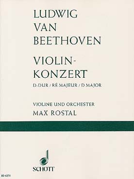 Illustration beethoven concerto op. 61 en re maj