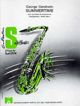Illustration de Summertime pour quatuor de saxophones
