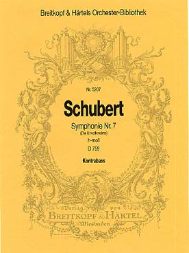 Illustration de Symphonie N° 7 D 759 (inachevée) - violoncelle