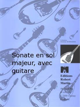 Illustration de Sonate en sol M pour mandoline et guitare