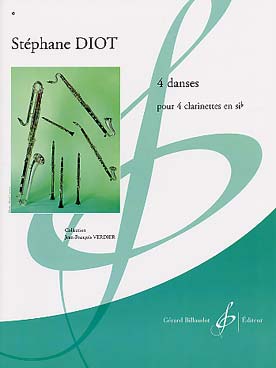 Illustration diot danses (4) pour 4 clarinettes