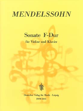 Illustration mendelssohn sonate en fa maj