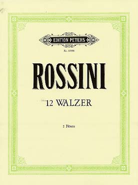 Illustration de 12 valses pour 2 flutes