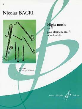 Illustration de Night music op. 73 pour clarinette et violoncelle