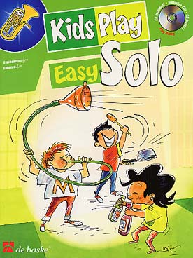 Illustration kids play easy solo avec cd