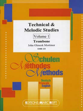 Illustration de Technical and melodic studies - Vol. 1 : 1re année