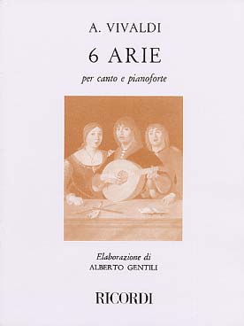 Illustration vivaldi arias (6) pour soprano et piano