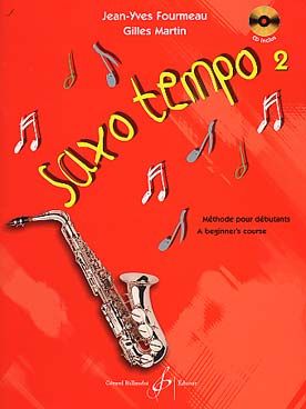Illustration de Saxo tempo avec CD : méthode pour débutants avec CD play-along - Vol. 2