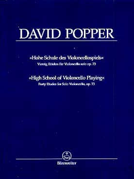 Illustration popper etudes op. 73 (40)(hohe schule)