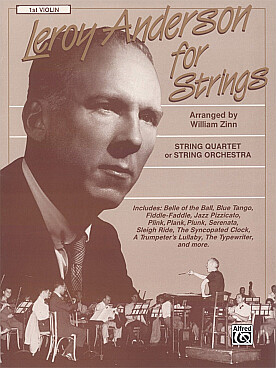 Illustration de LEROY ANDERSON FOR STRINGS - Violon 1