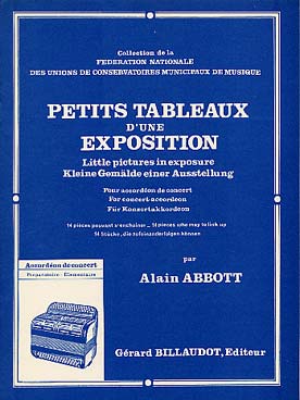 Illustration de Les petits tableaux d'une exposition