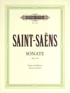 Illustration saint-saens sonate op. 168 en sol maj