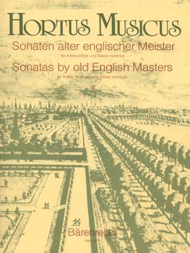 Illustration sonate alter englischer meister vol. 3