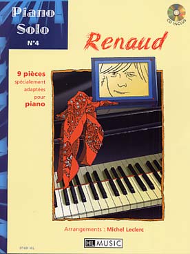 Illustration de 9 Chansons spécialement adaptées pour piano par M. Leclerc, avec CD d'écoute