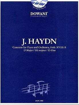 Illustration de Concerto Hob. 18:11 en ré M (piano solo + réd. piano + CD)