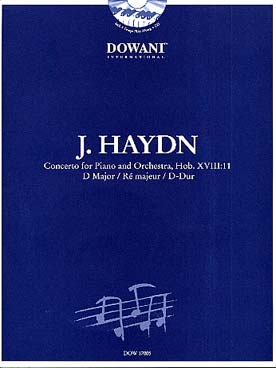 Illustration de Concerto Hob. 18:11 en ré M (piano solo + réd. piano + CD)