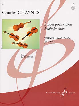 Illustration de Études avec CD d'écoute - Vol. 2 : 18 études (1re à 7e pos.)