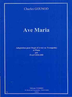 Illustration de Ave Maria, tr. Gérard pour trompette (ou bugle ou cornet) et piano