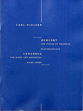 Illustration de Concerto pour flûte et orchestre, réduction piano (pas de partie séparée de flûte)