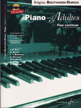 Illustration de Piano-adultes, pour continuer : 41 morceaux, avec CD d'écoute