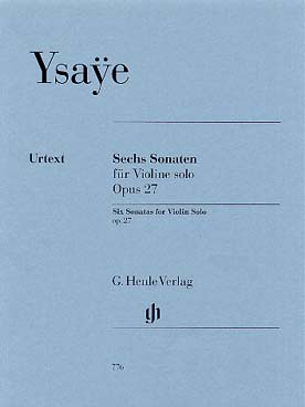 Illustration ysaye 6 sonates op. 27
