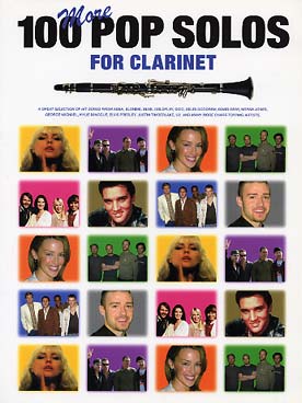 Illustration de 100 POP SOLOS MORE for clarinet