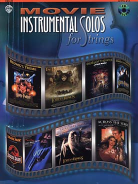Illustration de MOVIE INSTRUMENTAL SOLOS : 10 musiques de films (Harry Potter - Le Seigneur des anneaux - Star Wars...) avec CD play-along