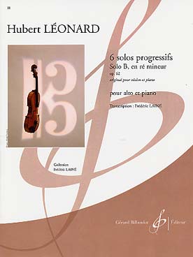 Illustration de 6 Solos progressifs op. 62 (tr. Lainé) - Solo B en ré m