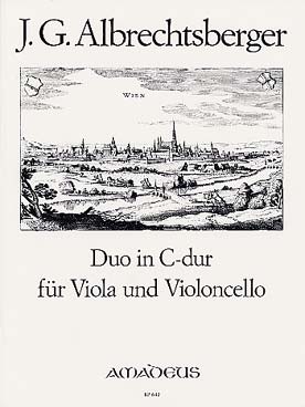 Illustration albrechtsberger duo en do maj alto/cello