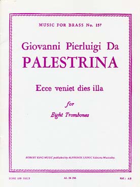 Illustration de Ecce veniet dies illa (MFB 157) pour 8 trombones