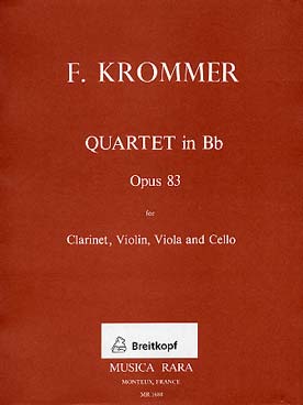 Illustration krommer quatuor op. 83 en si maj