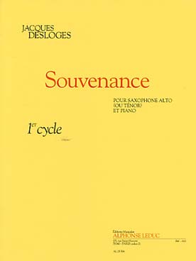 Illustration de Souvenance (saxophone alto ou ténor)