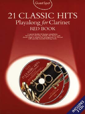 Illustration de GUEST SPOT : arrangements de thèmes célèbres - 21 Classic hits : red book
