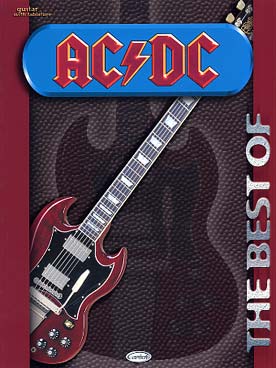 Illustration ac/dc the best of guitar tablatures
