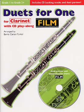 Illustration duets for one film avec cd play-along  
