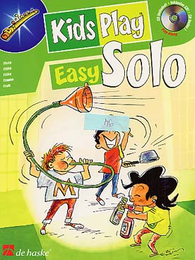 Illustration kids play easy solo