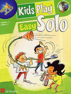 Illustration kids play easy solo avec cd