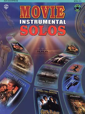 Illustration de MOVIE INSTRUMENTAL SOLOS : 10 musiques de films (Harry Potter - Le Seigneur des anneaux - Star Wars...) avec CD play-along
