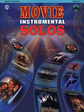 Illustration de MOVIE INSTRUMENTAL SOLOS : 10 musiques de films (Harry Potter - Le Seigneur des anneaux - Star Wars...) - Saxophone ténor