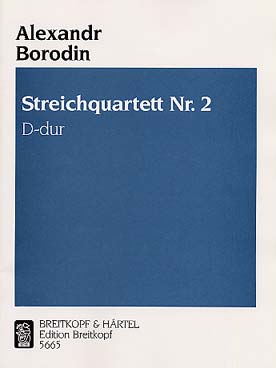 Illustration borodine quatuor a cordes n° 2 en re maj